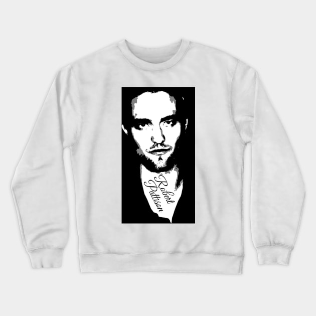 Robert Pattison (pop art) Crewneck Sweatshirt by d1a2n3i4l5